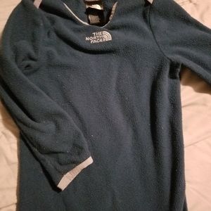 North face fleece bunting and hat